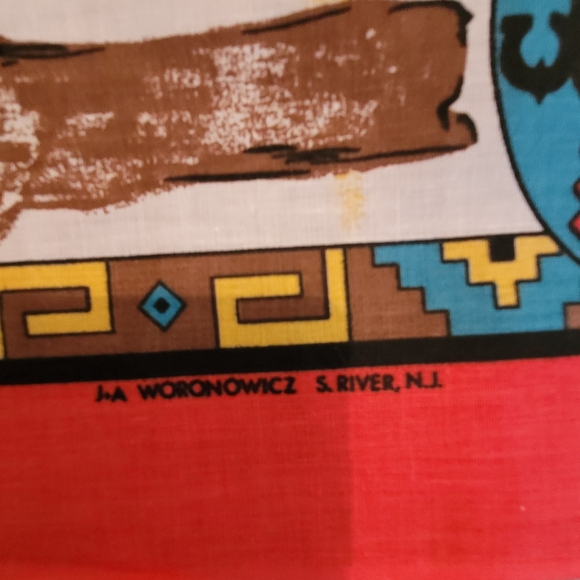 Vintage Cowboy Mickey Mouse bandana in mint condition - Picture 3 of 4